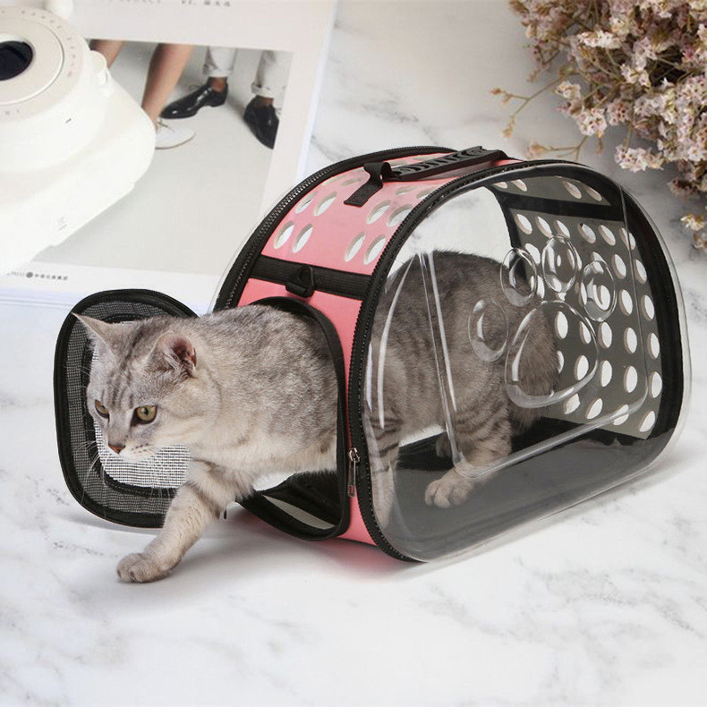 Three Types Essentials Plastic Pet Carrier Box - Jolly Feline